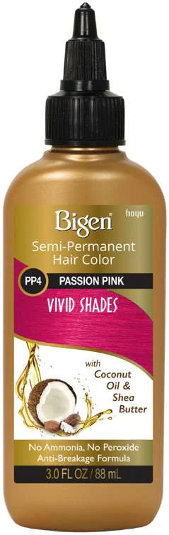 Bigen Vivid Shades Semi-Permanent Hair Color – PP4 Passion Pink – 3 fl oz - ANNS BEAUTY SUPPLY
